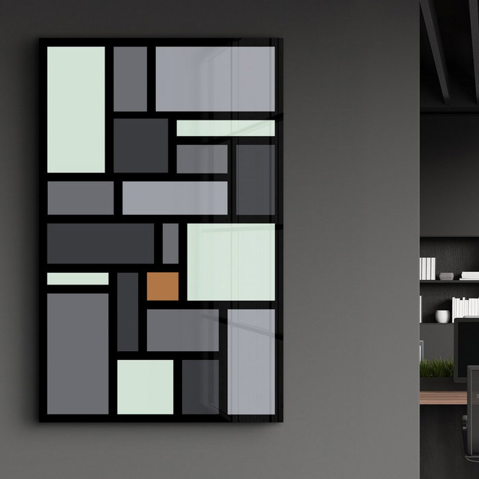 Wallity Pintura Decorativa de Vidrio Templado Multicolor 46 x 72 cm Wallity Pintura Decorativa de Vidrio Templado Multicolor 46 x 72 cm